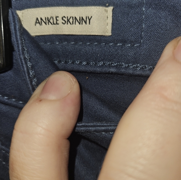 Calvin Klein Womans Blue Pants Size 4 - Picture 7 of 11